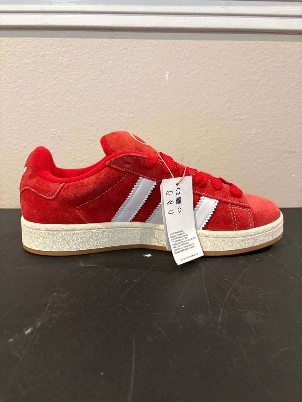 Adidas CAMPUS 00s Athletic Shoes Scarlett White Mens US 9.5 HO3474 - Picture 5 of 10